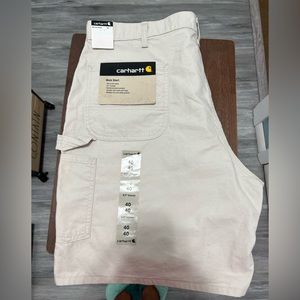 BNWT Mens Carhartt Cargo Work Shorts Size 40 8.5” Inseam